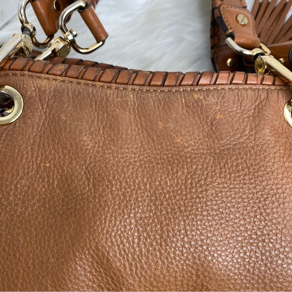 Michael Kors Pebbled Leather Satchel/Crossbody - Picture 4 of 11